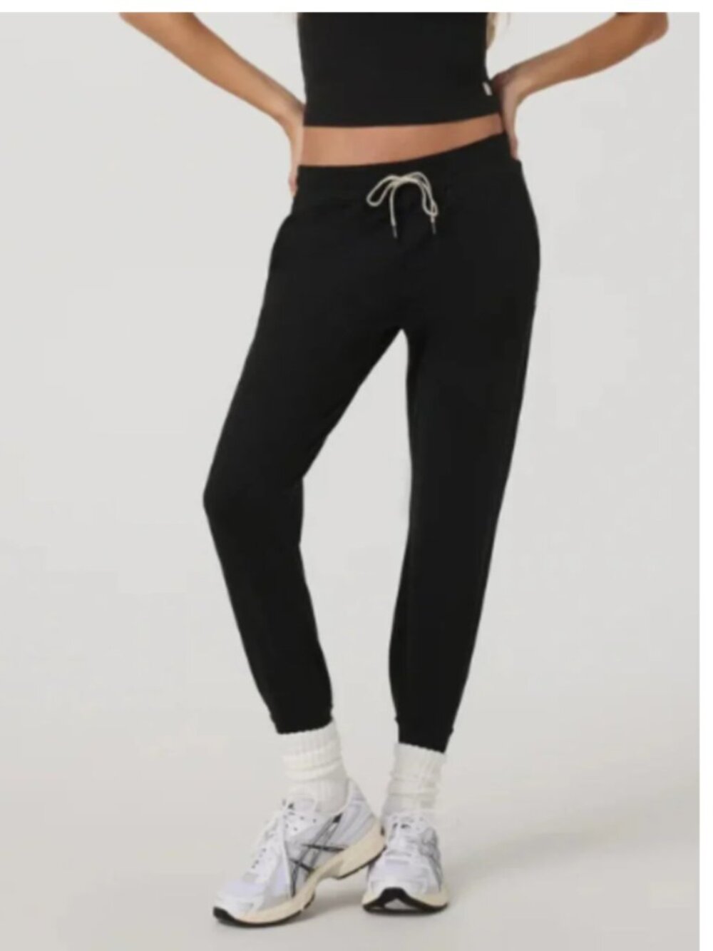 Vuori Performance Jogger Pants DreamKnit Black Gray Grey Heather Size Small